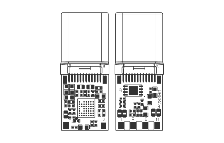 Conversion audio module