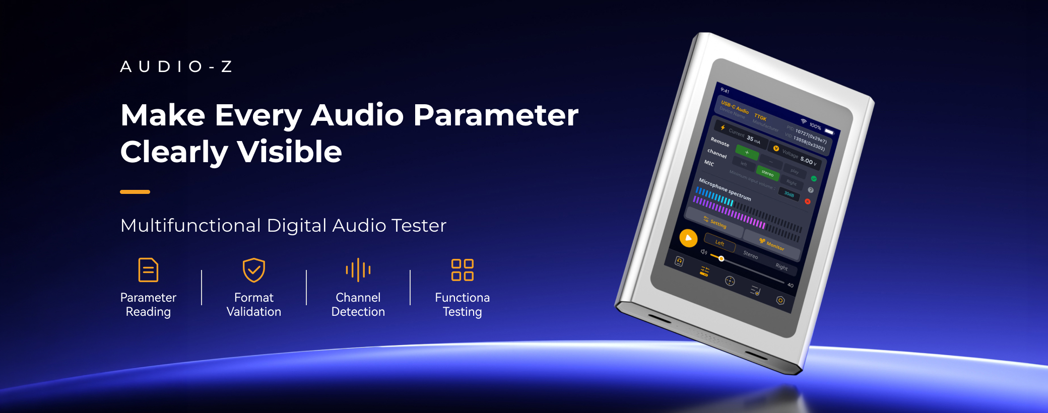 AUDIO-Z Multifunctional Digital Audio Tester