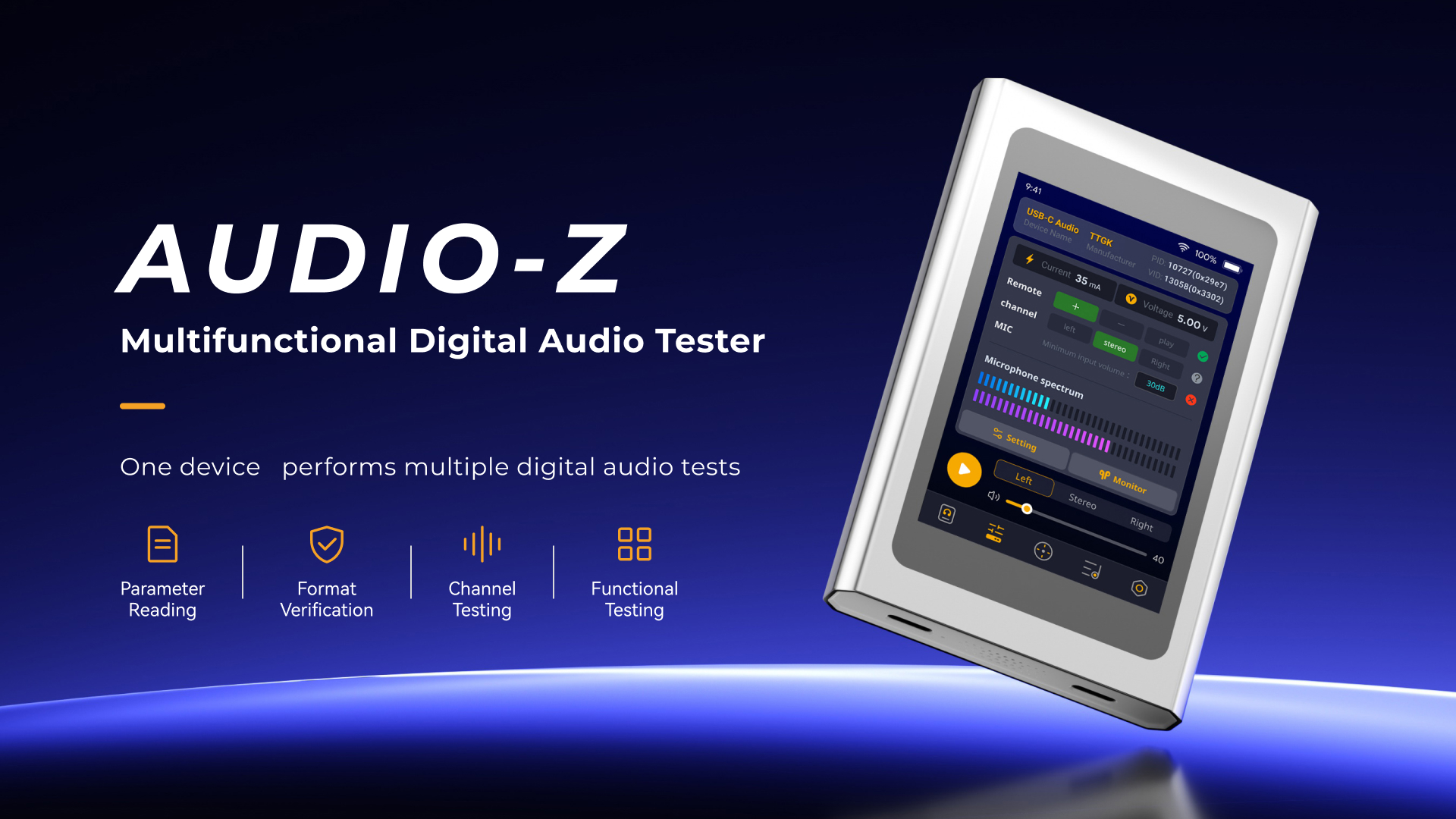 详情页01.jpg AUDIO-Z Multifunctional Digital Audio Tester(图1)